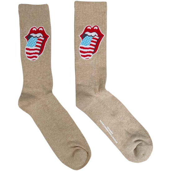 The Rolling Stones Unisex Ankle Socks: US Tongue (UK Size 7 - 11) - The Rolling Stones - Merchandise -  - 5056368690976 - 