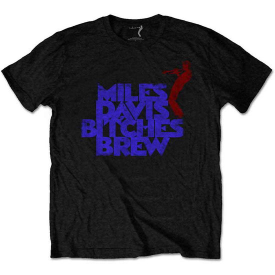 Cover for Miles Davis · Miles Davis Unisex T-Shirt: Bitches Brew Vintage (T-shirt) [size L]