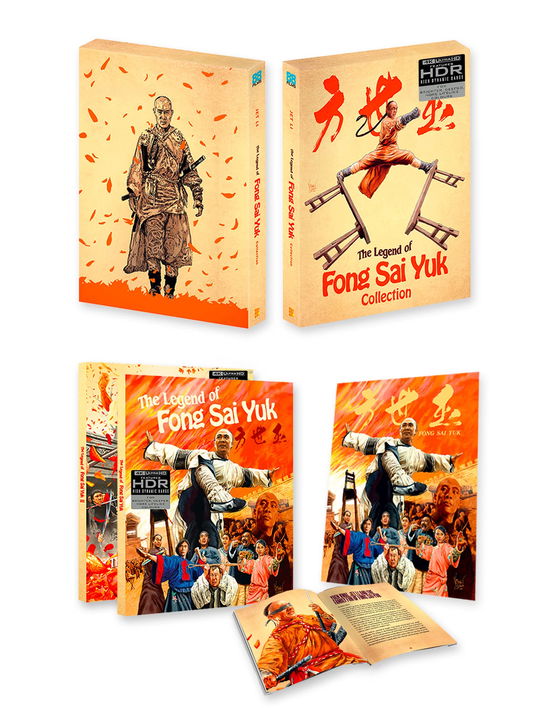 Cover for Legend of Fong Sai Yuk 1 &amp; 2 · The Legend Of Fong Sai Yuk 1 &amp; 2 - (Blu-ray) [Deluxe Limited edition] (2024)