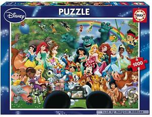 Educa Borras - The Marvellous World of Disney 1000 piece Jigsaw Puzzle - Educa - Brettspill - PAUL LAMOND GAMES - 8412668162976 - 31. januar 2020