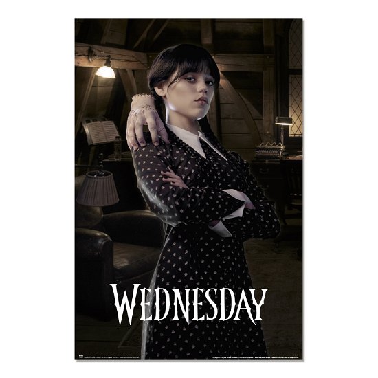 WEDNESDAY - Thing & Wednesday - Poster 61 x 91cm - Wednesday - Merchandise -  - 8435497291976 - 