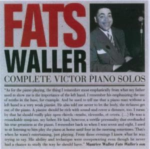 Complete Victor Piano Solos - Fats Waller - Musik - DEFINITIVE - 8436006492976 - 29. Juni 2006