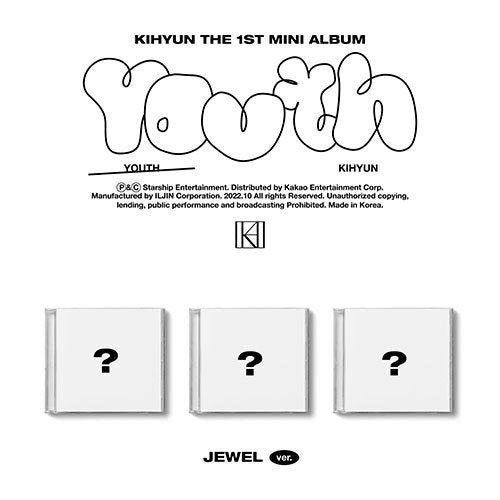 Cover for KIHYUN (OF MONSTA X) · Youth (Jewel version) (CD) [Jewel Case edition] (2022)
