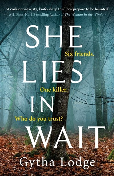 Cover for Gytha Lodge · She Lies in Wait: Six friends. One killer. Who do you trust? (Hardcover bog) (2019)