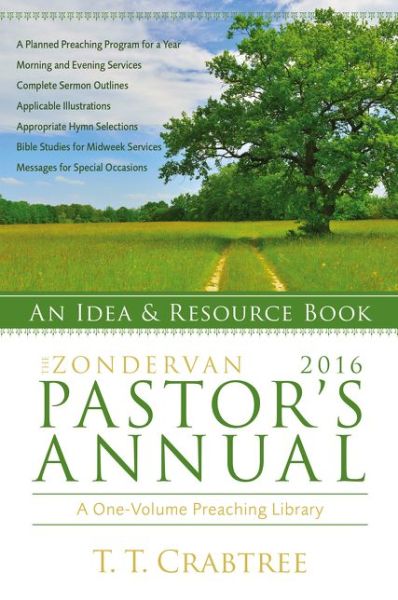 Cover for T. T. Crabtree · The Zondervan 2016 Pastor's Annual: An Idea and Resource Book (Paperback Book) (2015)