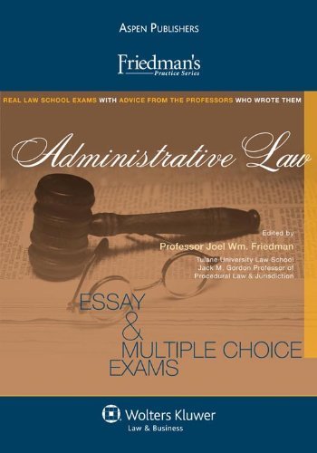 Cover for Araiza · Friedman's Practice Series: Administrative Law (Paperback Book) (2010)