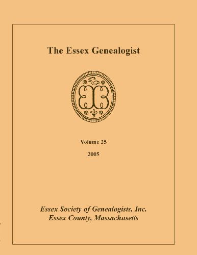 Cover for Inc Essex Society of Genealogist · The Essex Genealogist, Volume 25, 2005 (Paperback Book) (2013)