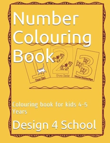 Cover for Design 4 School · Number Colouring Book (Paperback Bog) (2019)