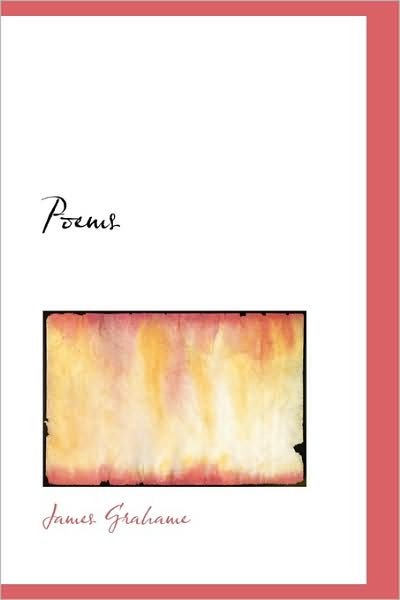 Cover for James Grahame · Poems (Paperback Bog) (2009)