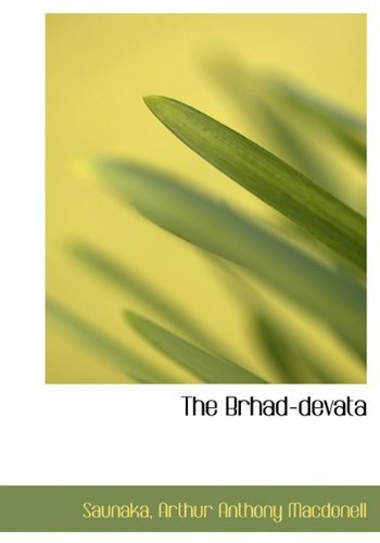 Cover for Arthur Anthony Macdonell · The Brhad-devata (Hardcover Book) (2010)