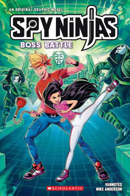 Cover for Vannotes _ · Boss Battle (Spy Ninjas Official Graphic Novel #3) - Spy Ninjas (Taschenbuch) (2024)