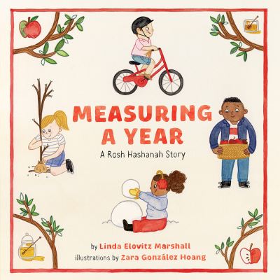 Cover for Linda Elovitz Marshall · Measuring a Year: A Rosh Hashanah Story (Hardcover Book) (2022)