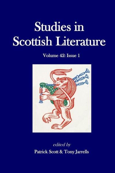 Cover for Patrick Scott · Studies in Scottish Literature 42 (Paperback Book) (2016)