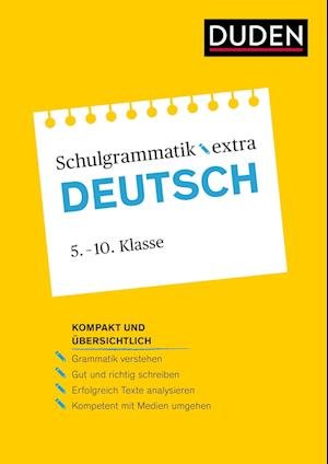 Cover for Monika Bornemann · Duden Schulgrammatik extra – Deutsch (Gebundenes Buch) (2022)