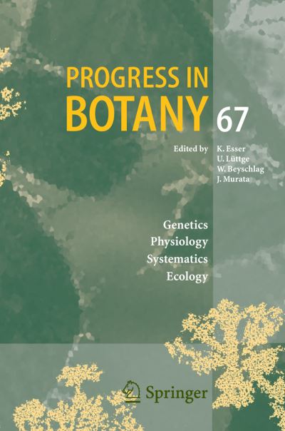 Cover for K Esser · Progress in Botany 67 - Progress in Botany (Hardcover Book) [2006 edition] (2005)