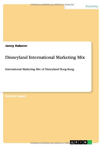 Cover for Haberer · Disneyland International Market (Book) (2010)