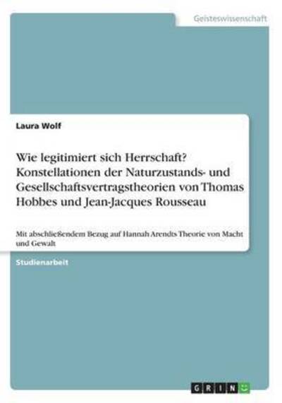 Cover for Wolf · Wie legitimiert sich Herrschaft? K (Book) (2016)