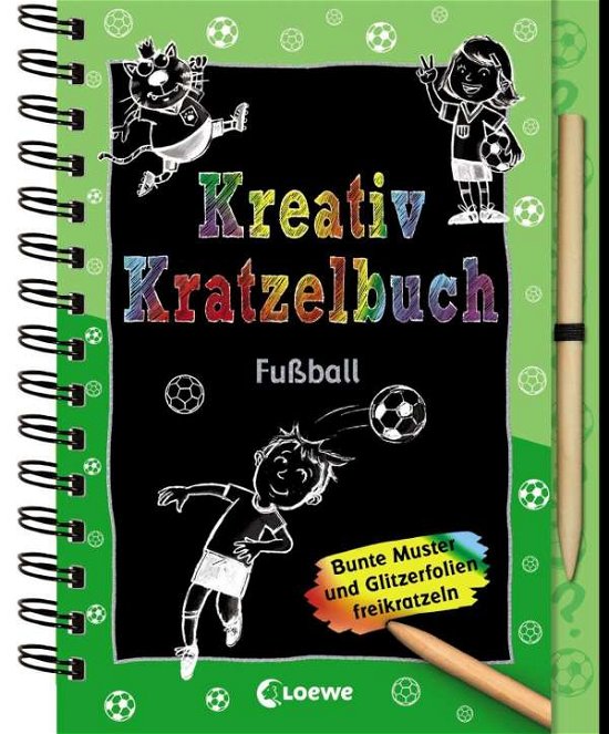 Cover for Kreativ-Kratzelbuch · Fußball (Bok)