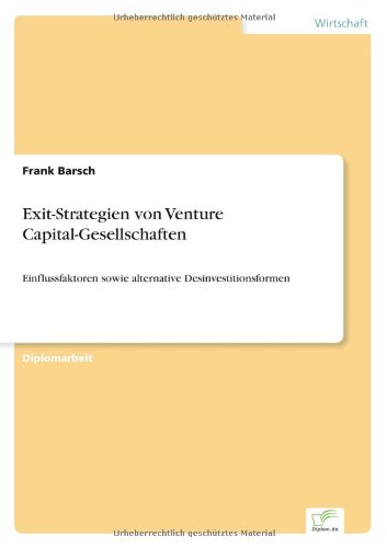 Cover for Barsch · Exit-Strategien von Venture Capi (Book) [German edition] (2006)