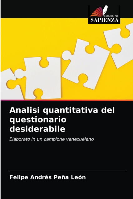 Cover for Felipe Andrés Peña León · Analisi quantitativa del questionario desiderabile (Paperback Book) (2021)