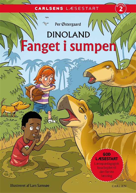 Per Østergaard · Carlsens Læsestart: Carlsens Læsestart: Dinoland: Fanget i sumpen (Bound Book) [1.º edición] (2024)