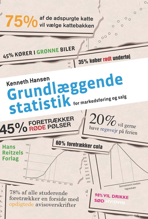 Cover for Kenneth Hansen · Grundlæggende statistik (Sewn Spine Book) [1er édition] (2013)