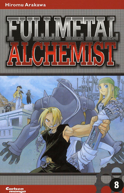 Cover for Hiromu Arakawa · Carlsen manga: Fullmetal Alchemist 8 (Sewn Spine Book) [1. wydanie] (2009)