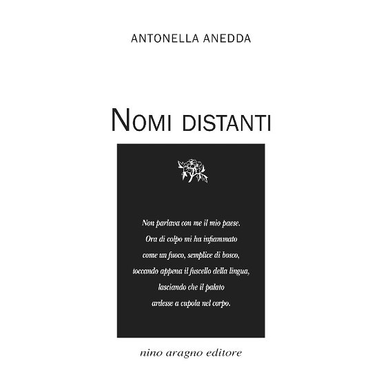 Cover for Antonella Anedda · Nomi Distanti (Book)