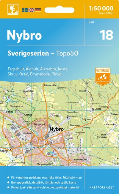 Cover for Nybro - Sverigeserien Topo50 (Map) (2025)