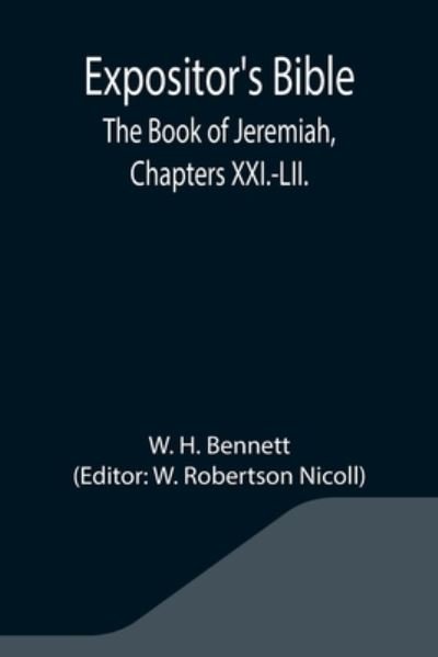 Cover for W H Bennett · Expositor's Bible (Paperback Book) (2021)