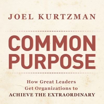 Cover for Joel Kurtzman · Common Purpose (CD) (2020)