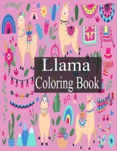 Cover for Nr Grate Press · Llama Coloring Book (Paperback Bog) (2020)