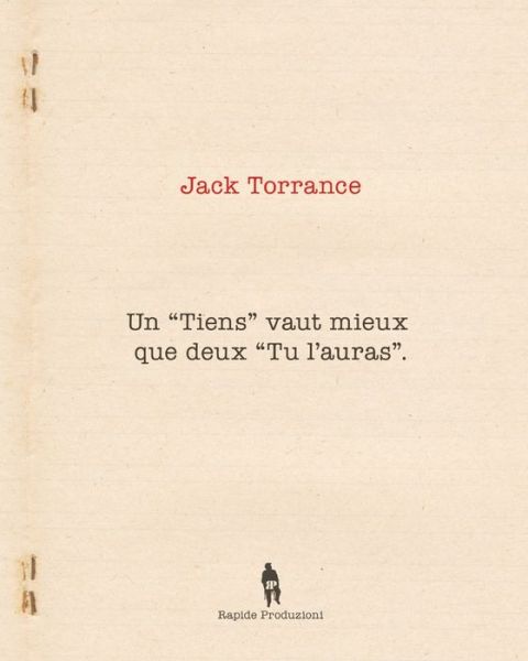 Cover for Rapide Produzioni · Un Tiens vaut mieux que deux Tu l'auras (Paperback Book) (2021)