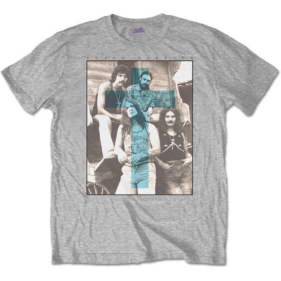 Cover for Black Sabbath · Black Sabbath Unisex T-Shirt: Blue Cross (T-shirt)