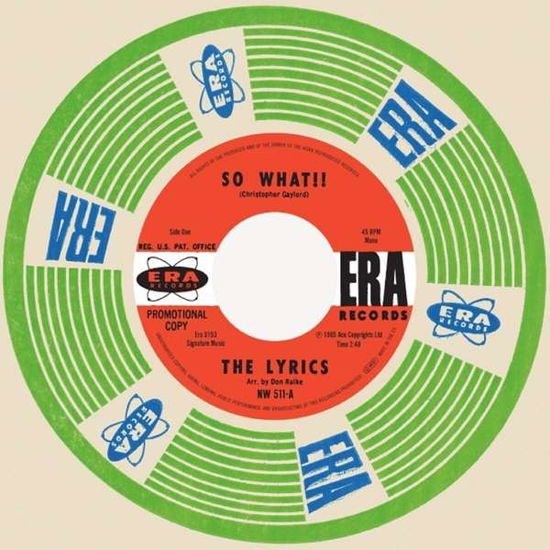 Lyrics Born · So What!! / They Can't Hurt Me (7") (2021)