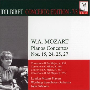 Cover for Idil Biret / Lmp / Gibbons · Wolfgang Amadeus Mozart: Piano Concertos Nos. 15. 24. 25 And 27 (CD) (2019)