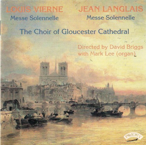 Cover for Choir of Gloucester Cathedral / Briggs / Lee · Vierne And Langlais - Messe Solennelle (CD) (2018)