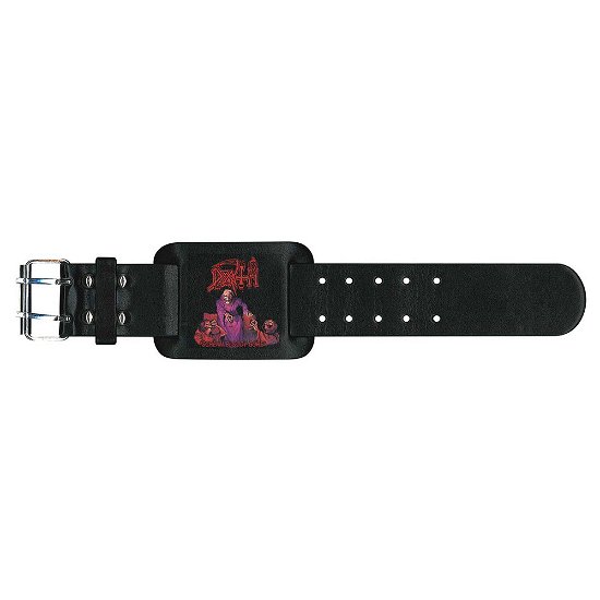 Death Leather Wrist Strap: Scream Bloody Gore - Death - Merchandise -  - 5055339744977 - 