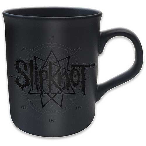 Cover for Slipknot · Slipknot Boxed Standard Mug: Logo Star (Black on Black Matt) (Mug)