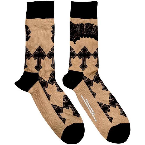 Cover for Tupac · Tupac Unisex Ankle Socks: Crosses (UK Size 7 - 11) (CLOTHES) [size M]