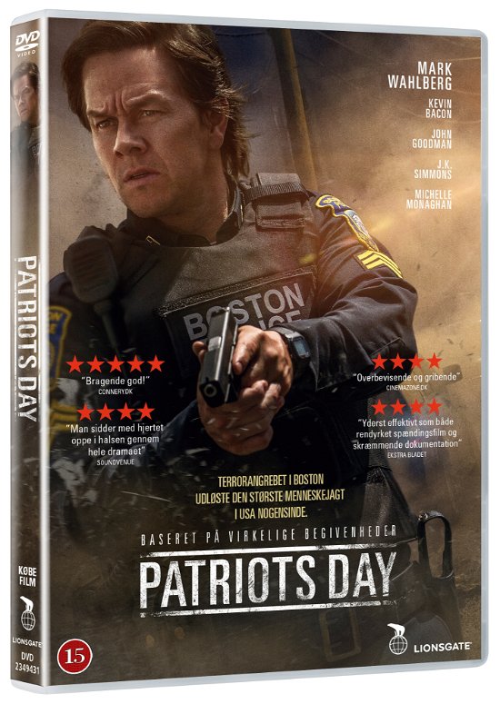 Cover for Mark Wahlberg / Kevin Bacon / John Goodman / J.K. Simmons · Patriots Day (DVD) (2017)