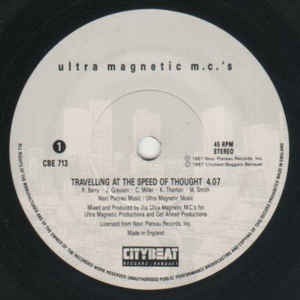 Travelling At The Speed Of Thought - Ultramagnetic Mcs - Musik - MR BONGO - 7119691263977 - 7. August 2020