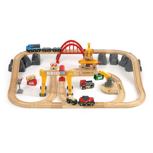 Cargo Railway Deluxe Set In Tub (33097) - Brio - Marchandise - Brio - 7312350330977 - 