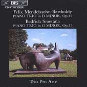 Cover for Mendelssohnsmetana · Trio Pro Arte (CD) (2000)