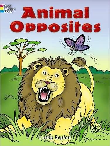 Cover for Cathy Beylon · Animal Opposites - Dover Coloring Books (Paperback Book) [Green edition] (2008)