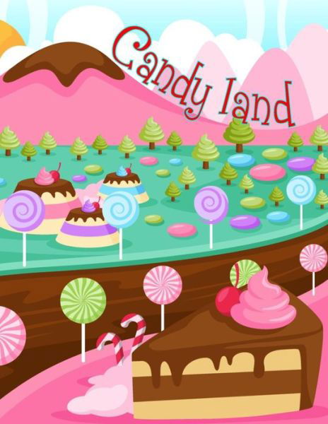 Cover for SMW Publishing · Candy Land Primary Composition Notebook With Picture Box (Paperback Bog) (2019)