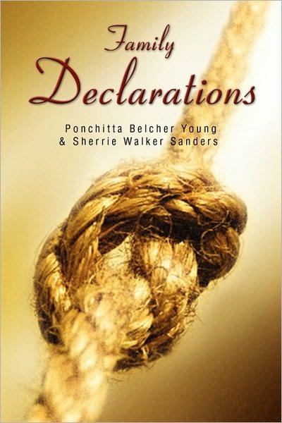 Cover for Ponchitta Belcher · Family Declarations (Paperback Book) (2009)