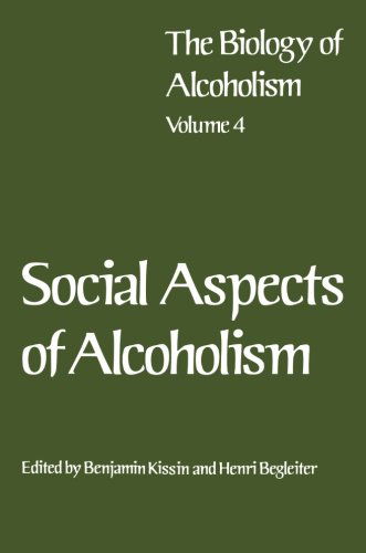 Cover for Benjamin Kissin · Social Aspects of Alcoholism (Paperback Book) [Softcover reprint of the original 1st ed. 1976 edition] (2013)