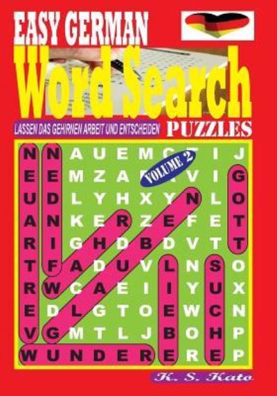 Cover for K S Kato · EASY GERMAN Word Search Puzzles. Vol. 2 (Paperback Book) (2016)