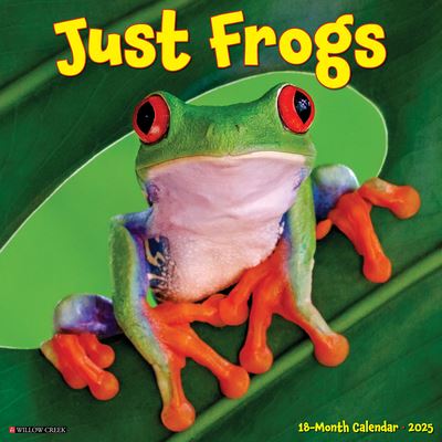 Willow Creek Press · Just Frogs 2025 12 X 12 Wall Calendar (Kalender) (2024)